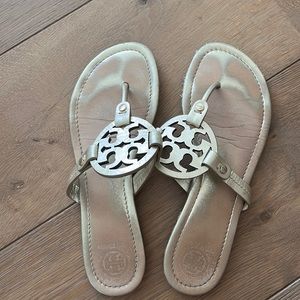 Tory Burch gold sandals